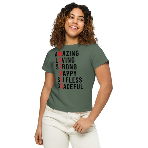 Women’s high-waisted t-shirt - Image 2